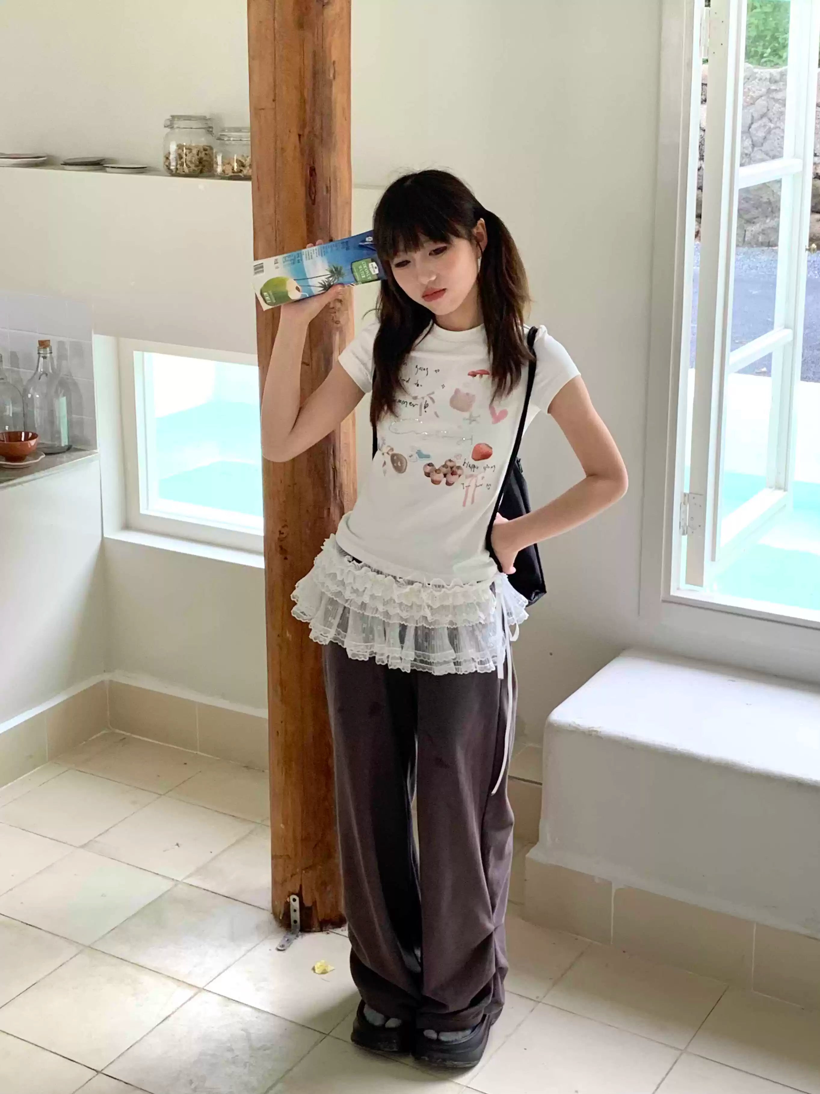 Graphic Rhinestone Short Sleeve T-Shirt
