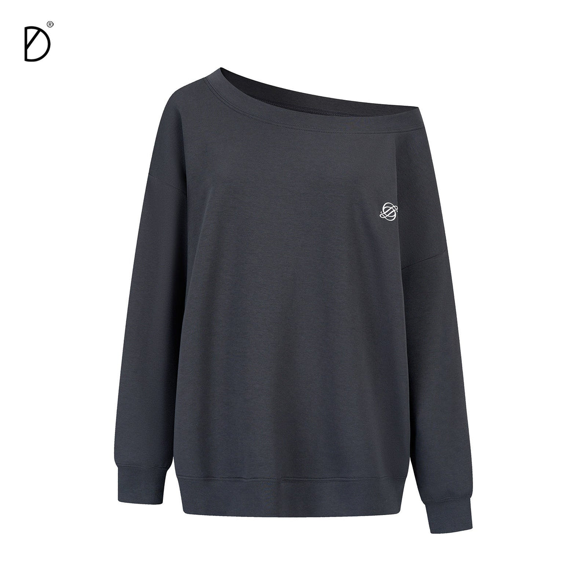 Off-Shoulder Oversize Sweatshirt & Adjustable Hem Sweatpants Setup