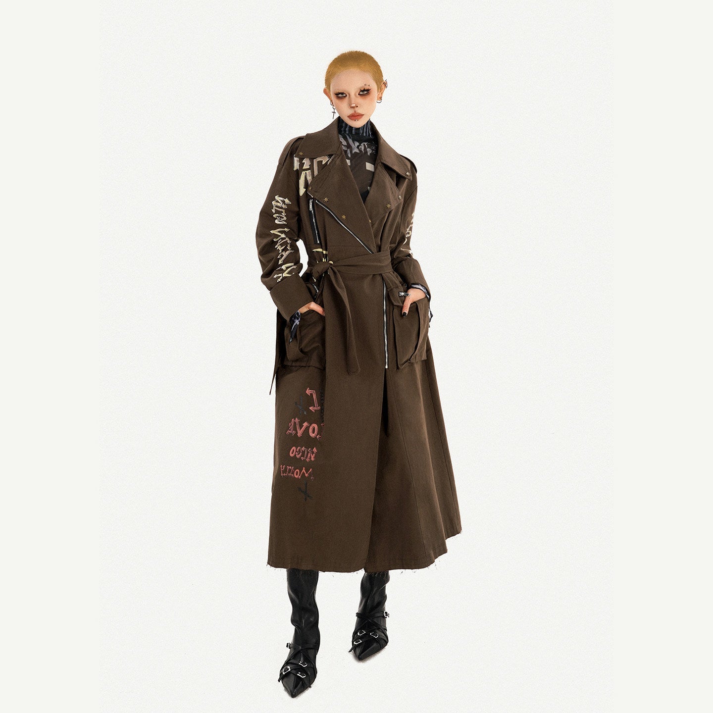 Tailored Lapel Oversize Long Coat