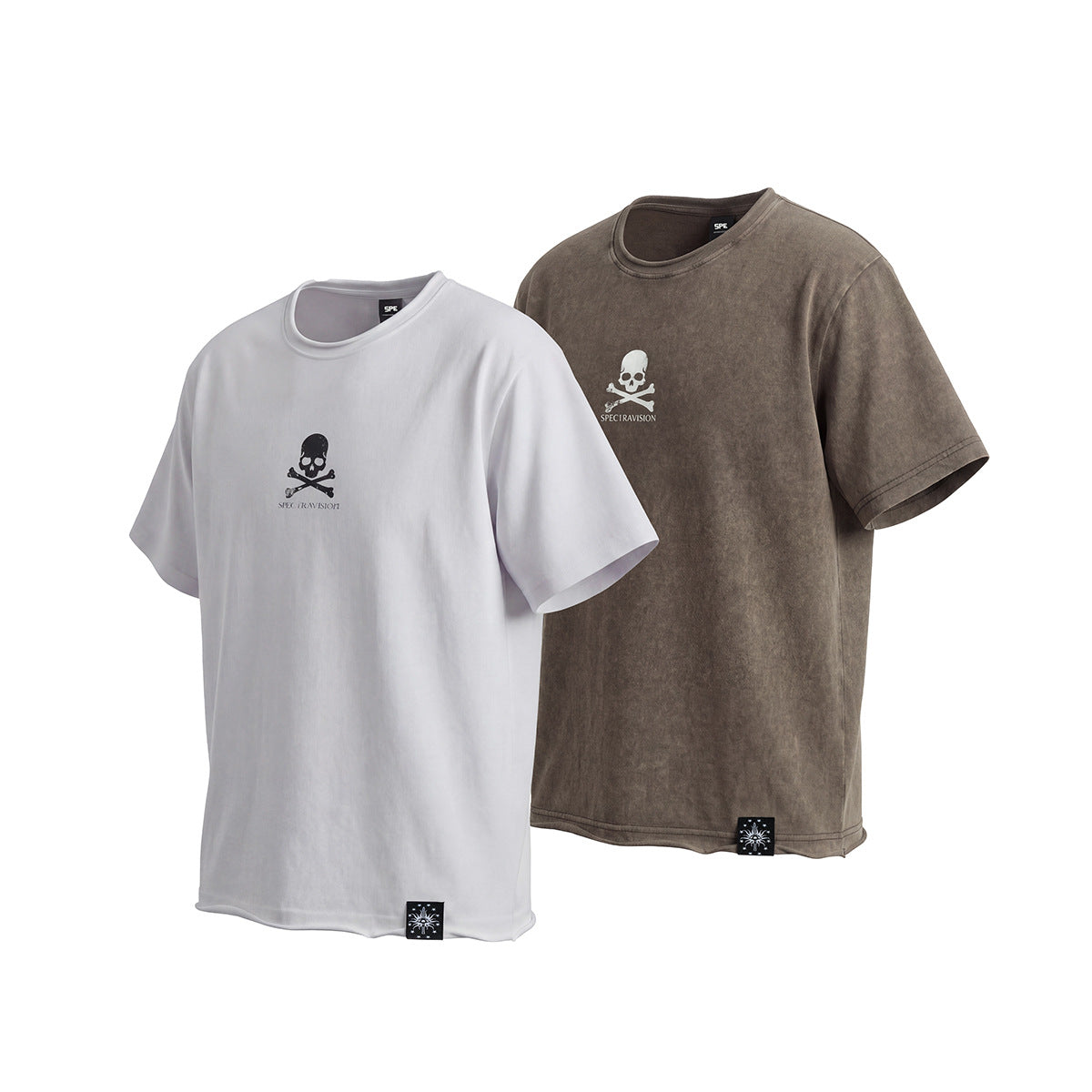 Skull Flag Washed Short Sleeve T-Shirt