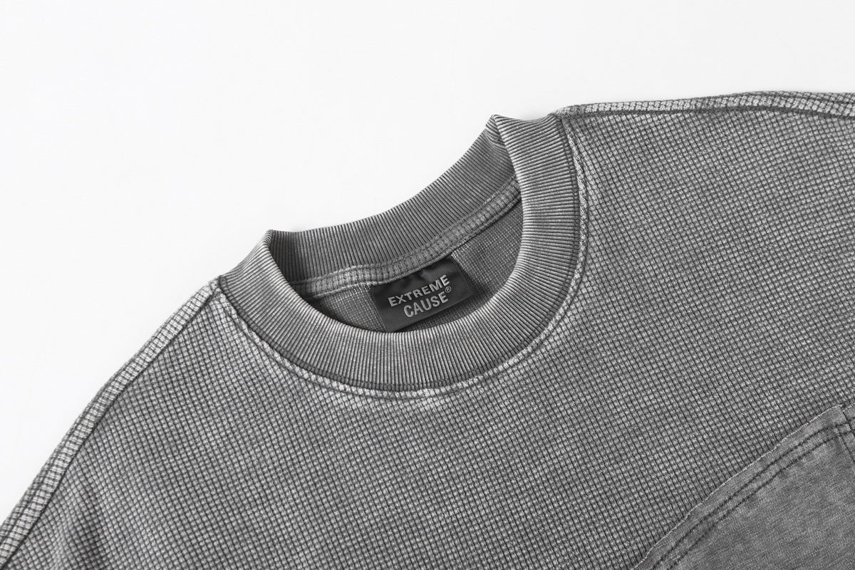 Waffle Washed Short Sleeve T-Shirt