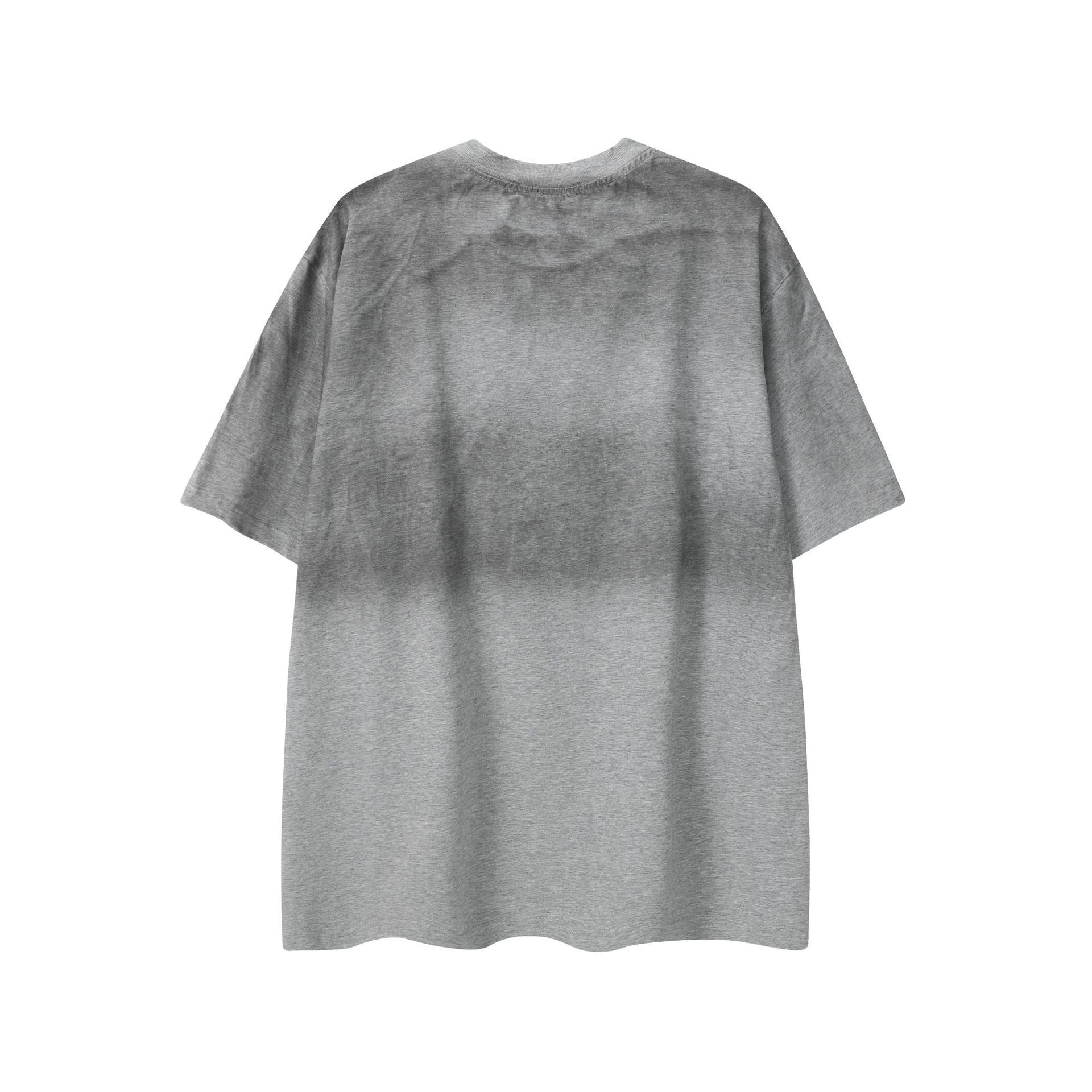 Washed Graphic Art Print Short Sleeve T-Shirt