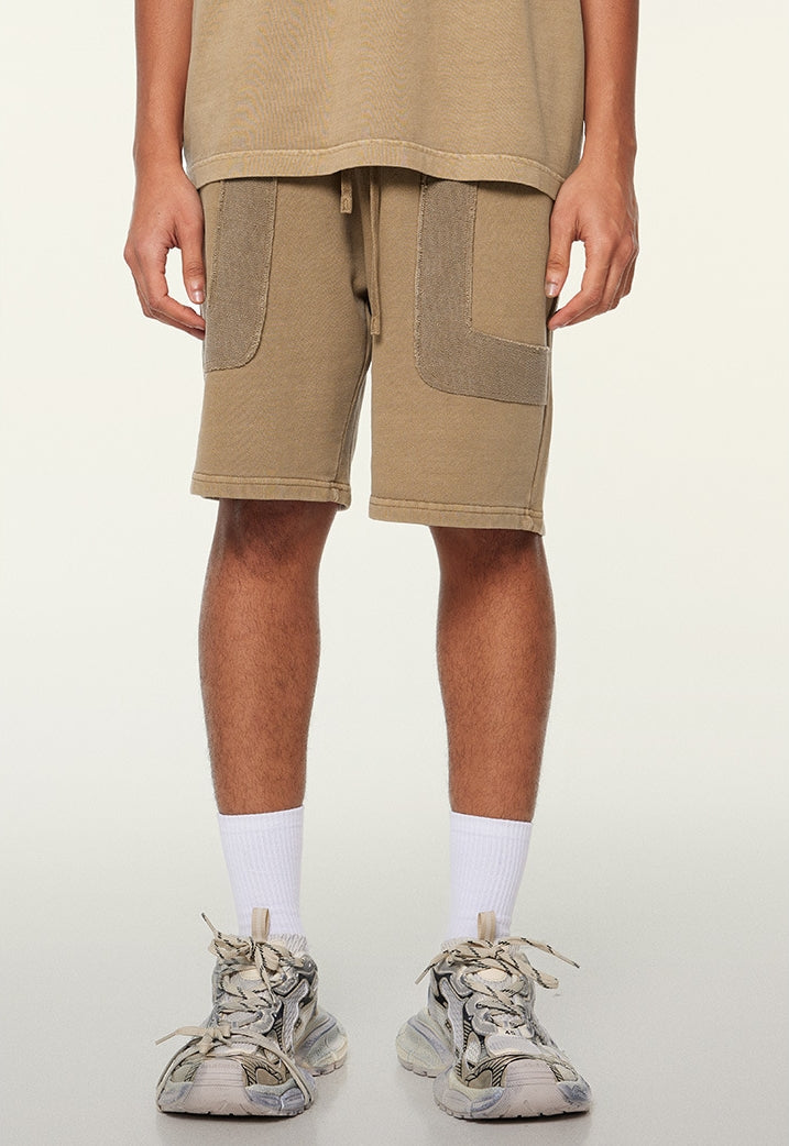 Washed Heavyweight Short Sleeve T-Shirt & Short Sweatpants Setup