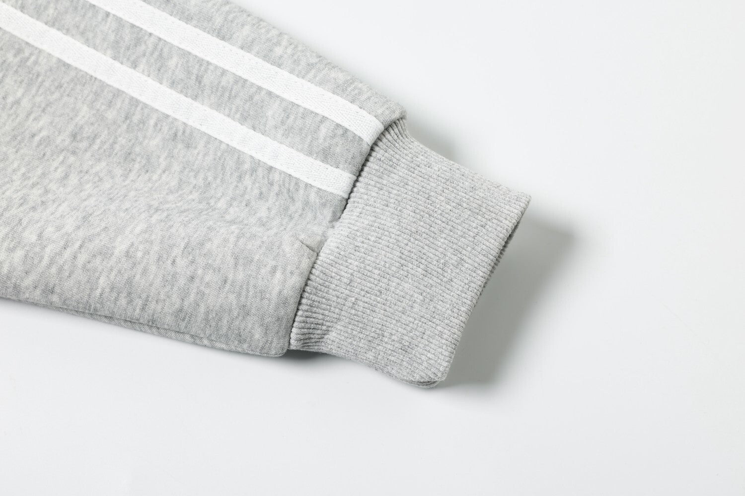 Stripe Cross Print Zipper Hoodie