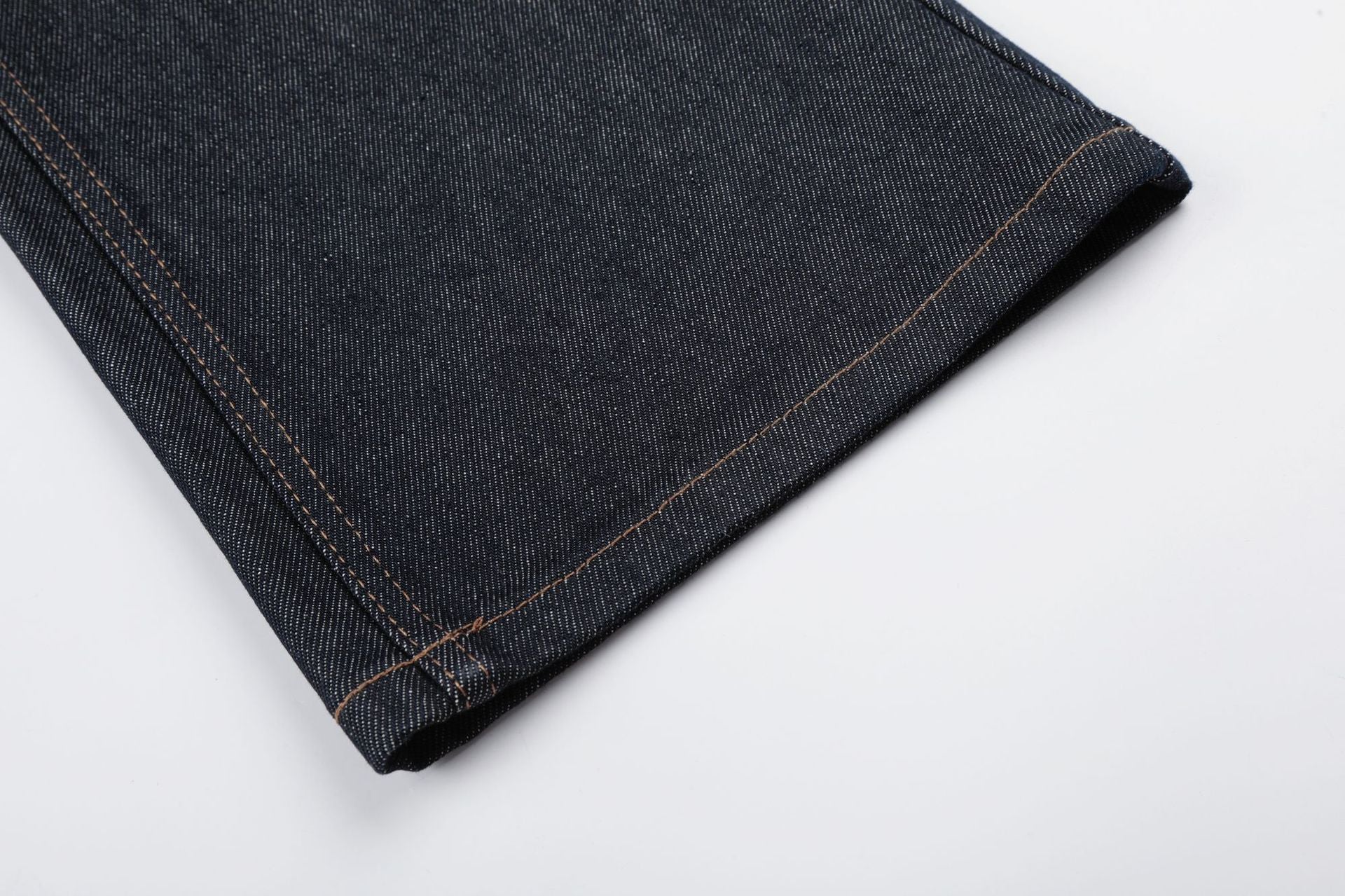 Washed Metal Buckle Wide Leg Denim Jeans