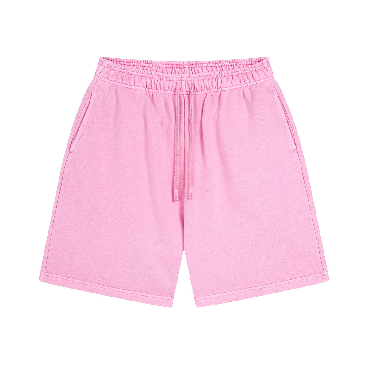 Washed Dyed Oversize Damage Short-sleeve T-shirt & Short Sweatpants Setup
