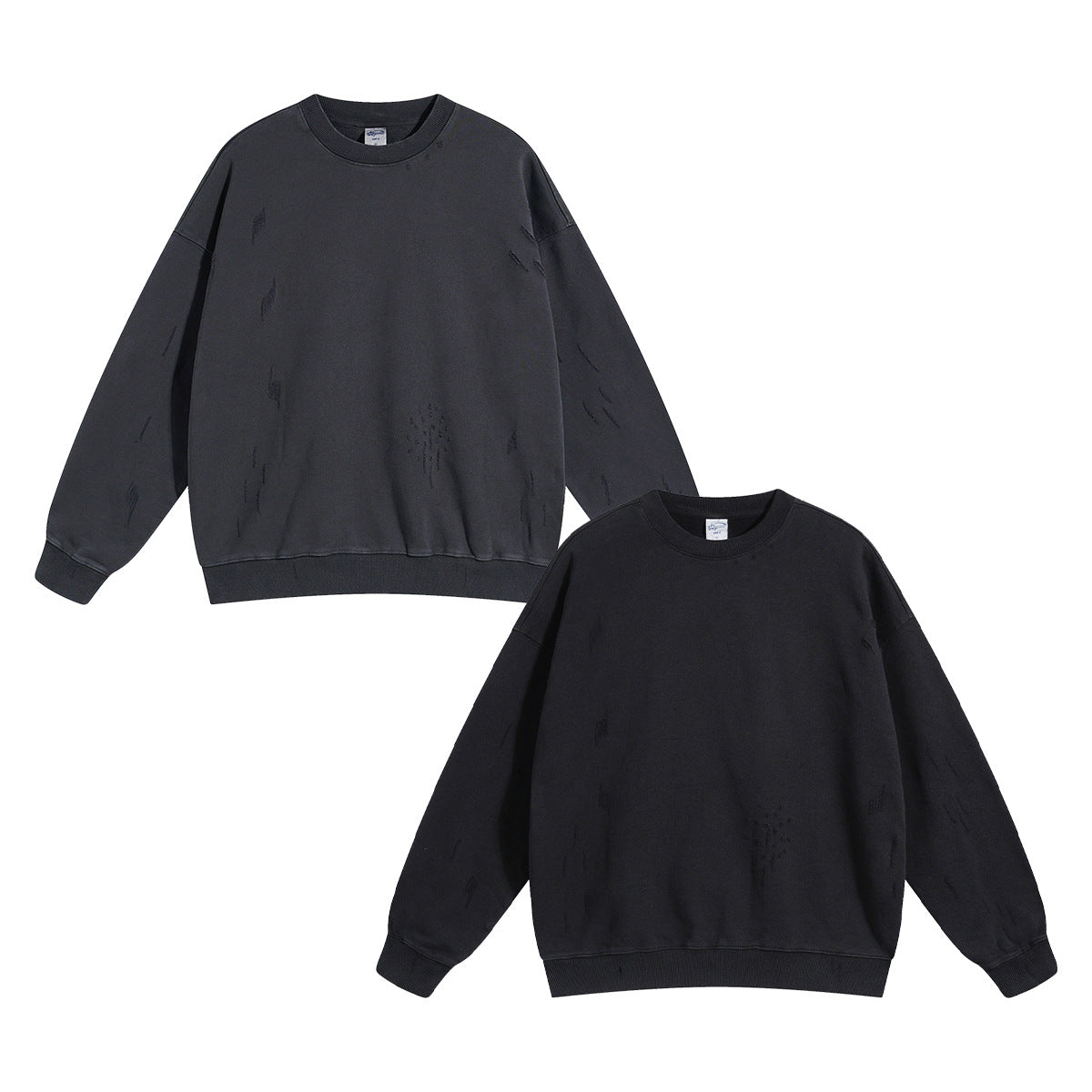 Washed Round Neck Sweatshirt