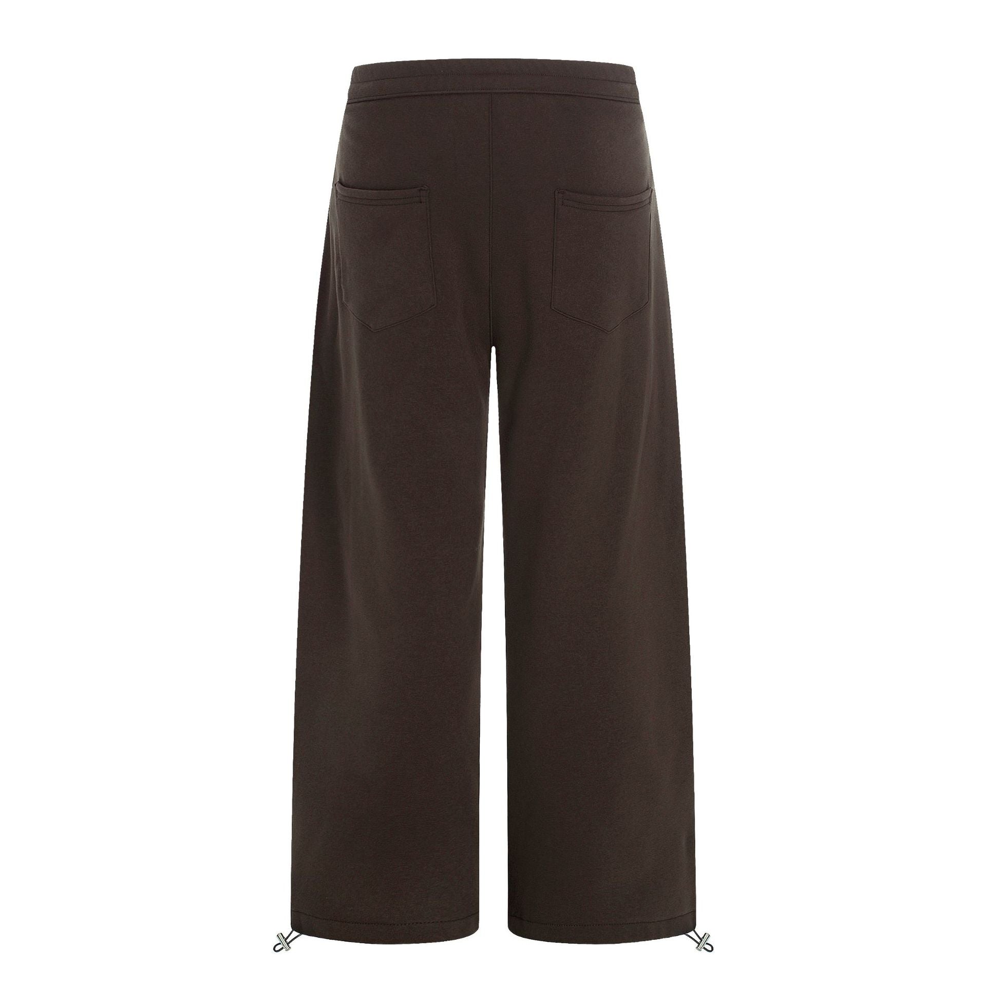 Pleats Wide Leg Sweatpants
