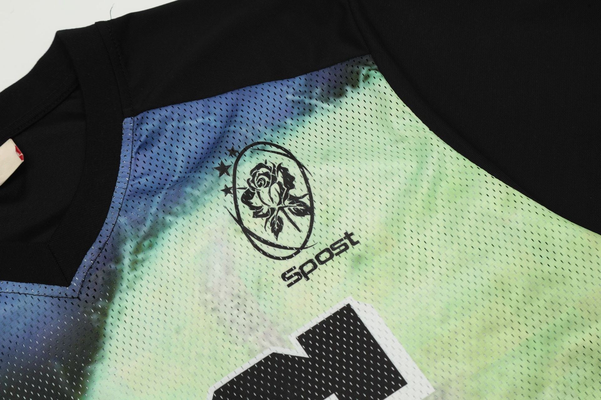 Maillot ample à imprimé rétro