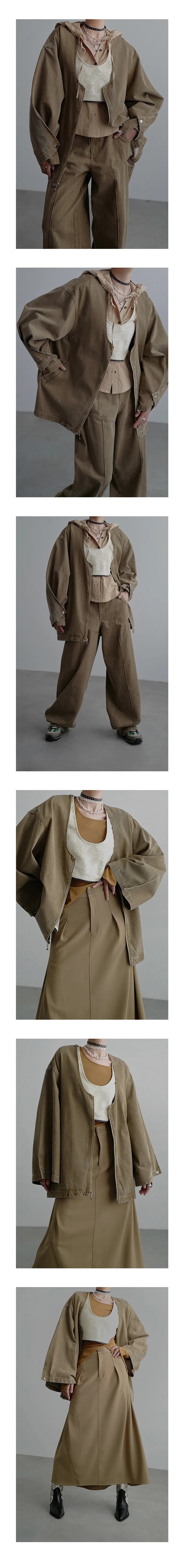 Gilet asymétrique réversible