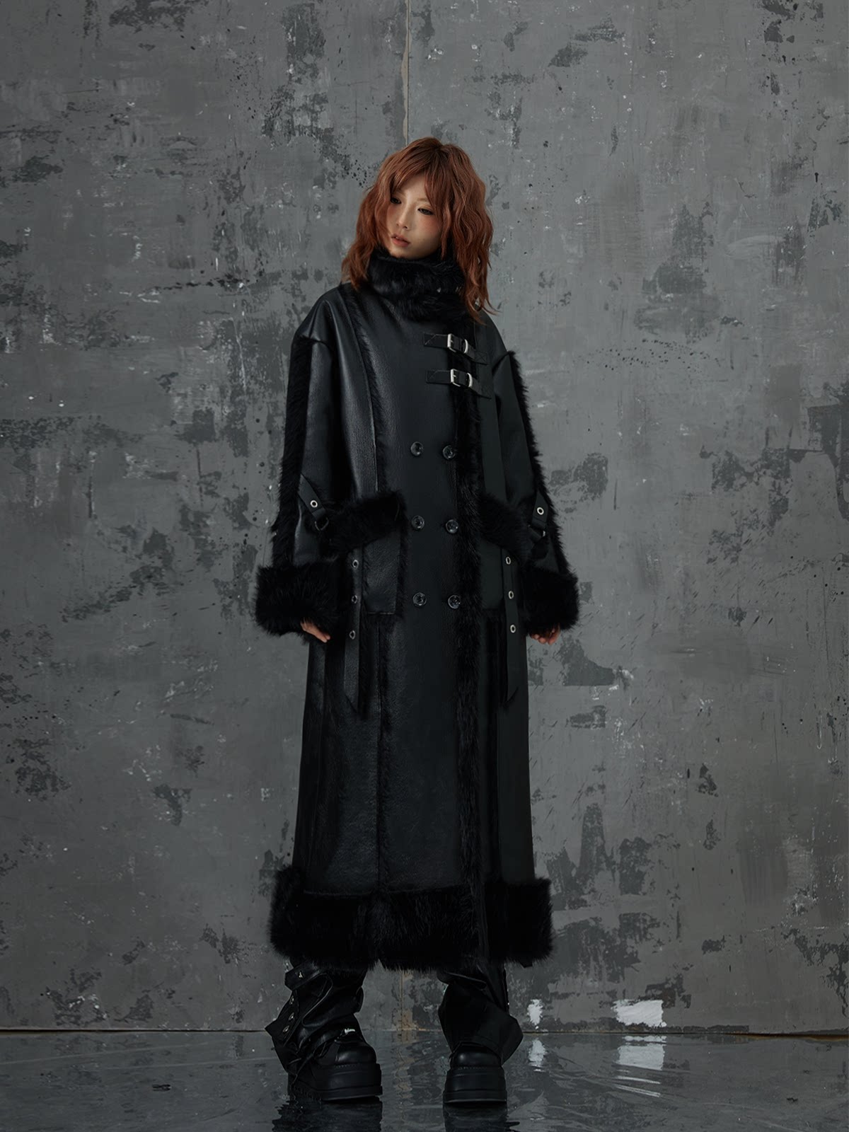 Heavy Thickened Fake Fur Shearling Coat