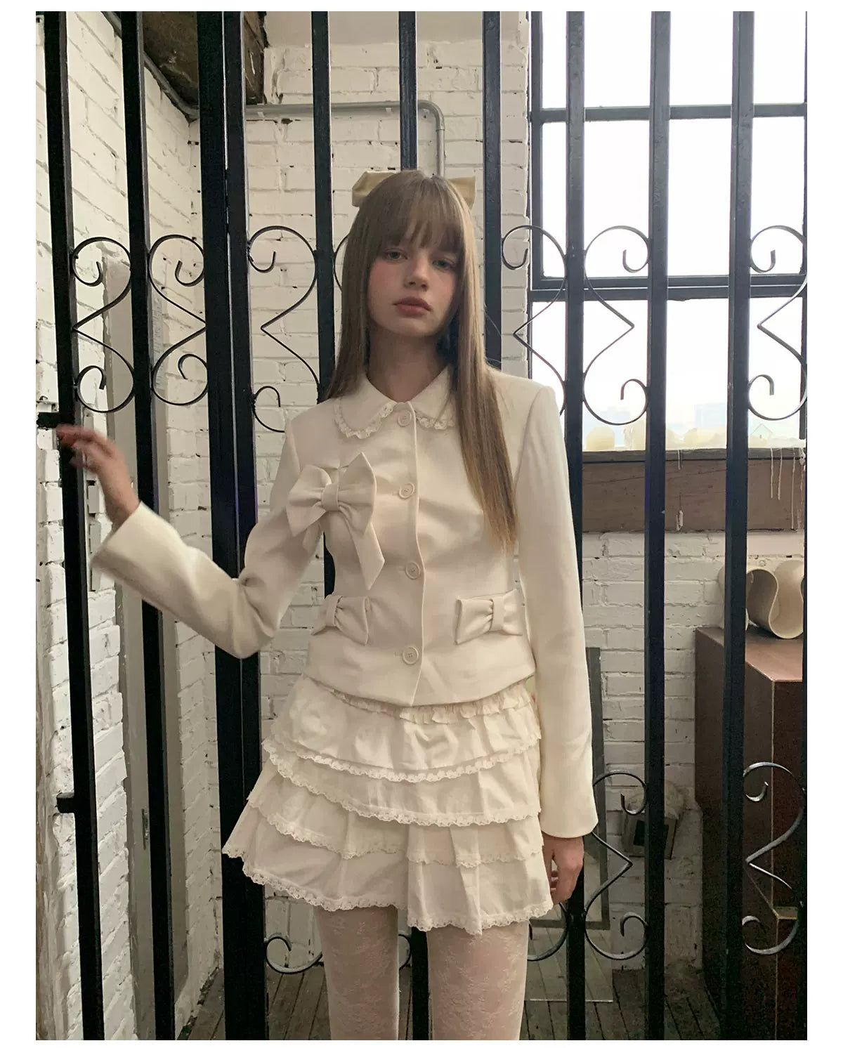 Original Lace Ruffle Short Skirt & Long Skirt