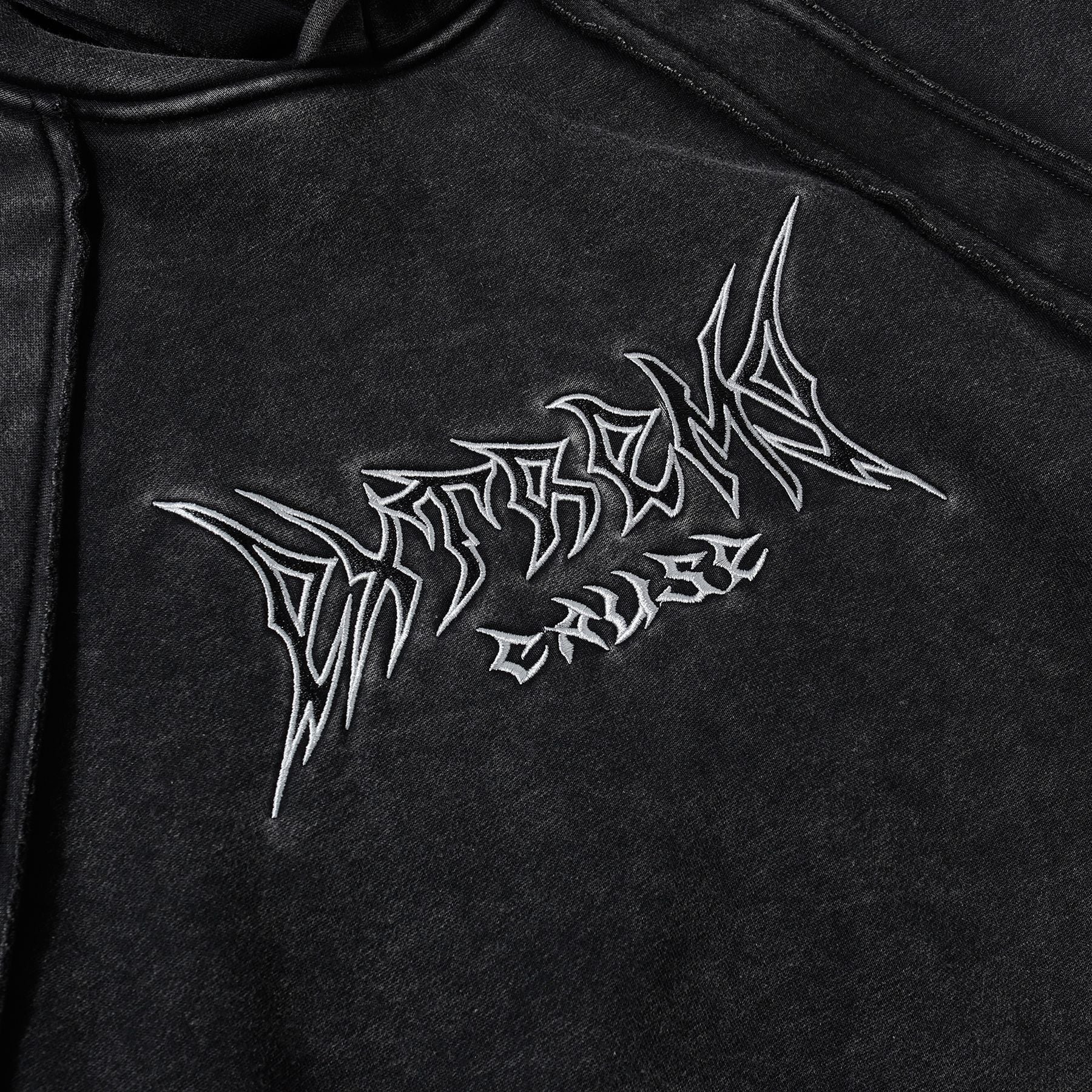 Heavyweight Washed Fleece Lining Pullover Hoodie