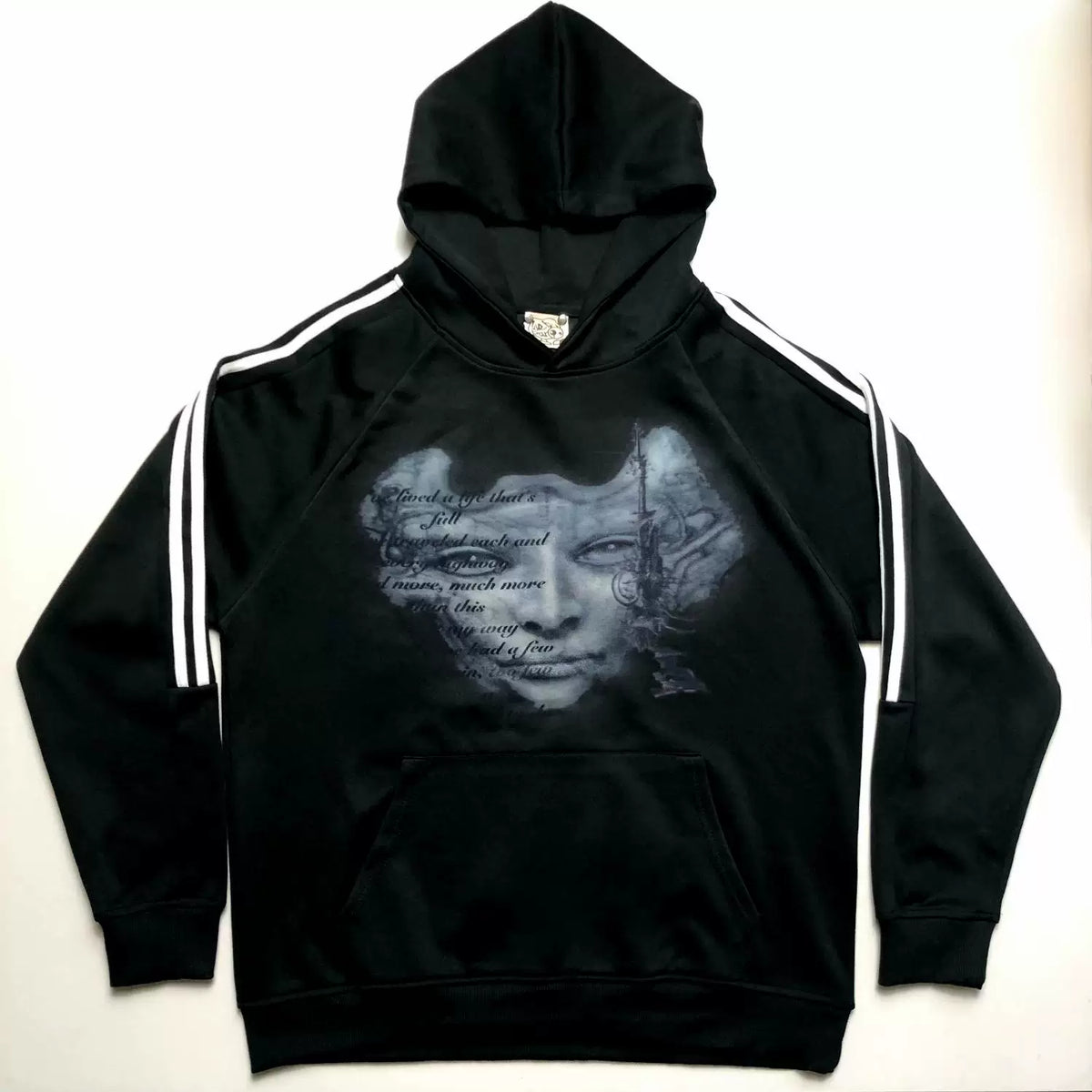 Side Stripe Pullover Hoodie