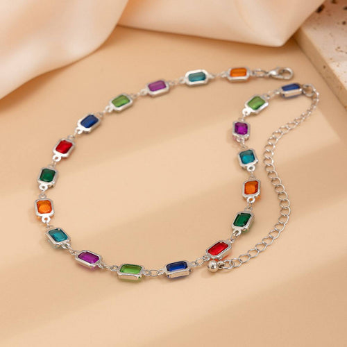 Set di pietre preziose - Collana Bianca
