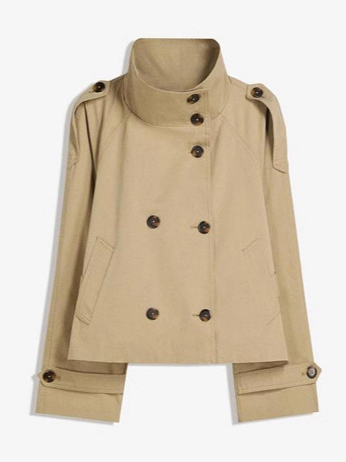 Basic Strapped Trench Coat