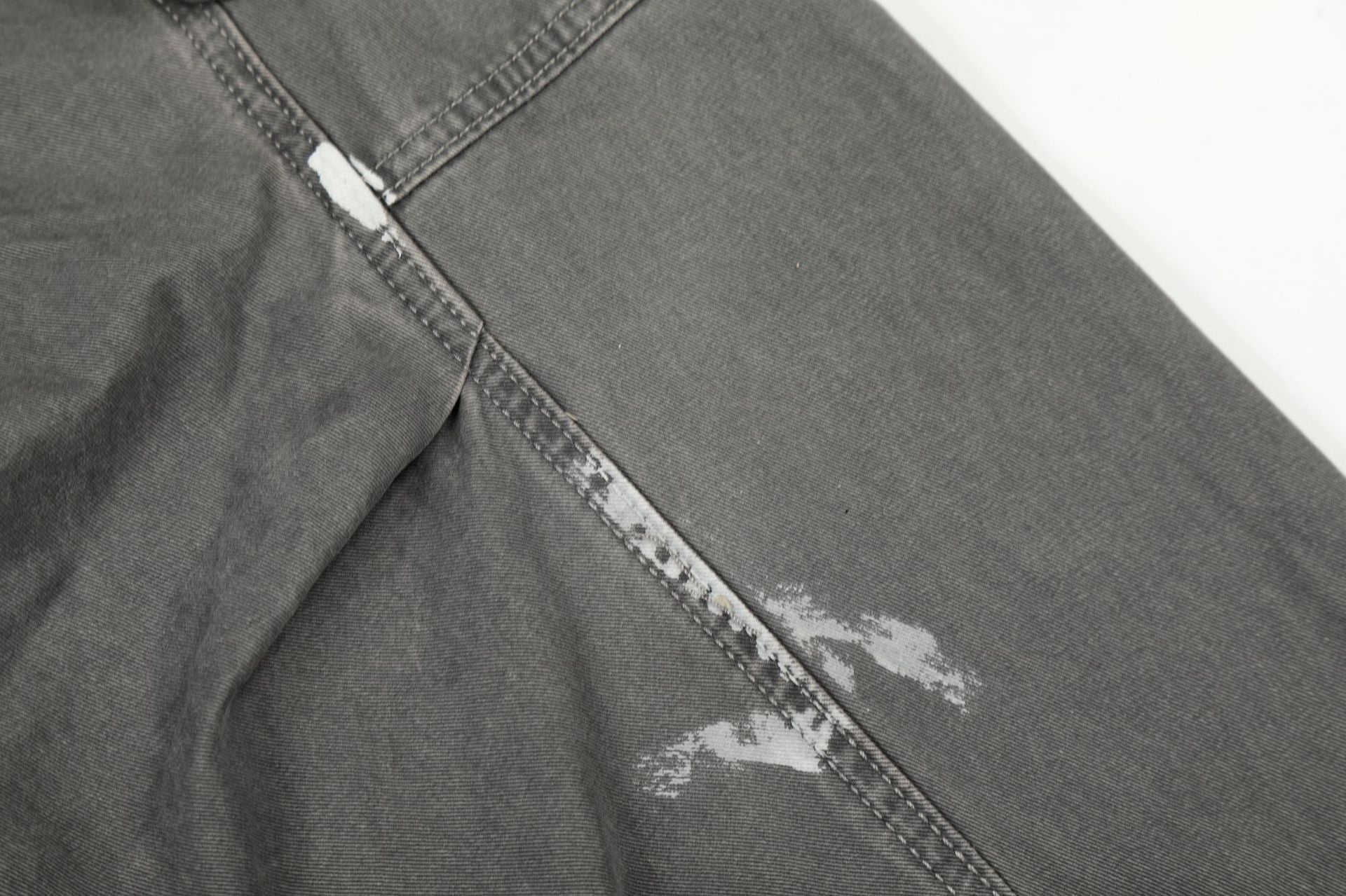 Damage Dirty Wide Leg Curved Cargo Pants