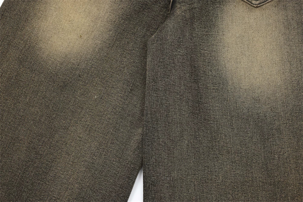 Pantalones cortos vintage lavados y arrugados