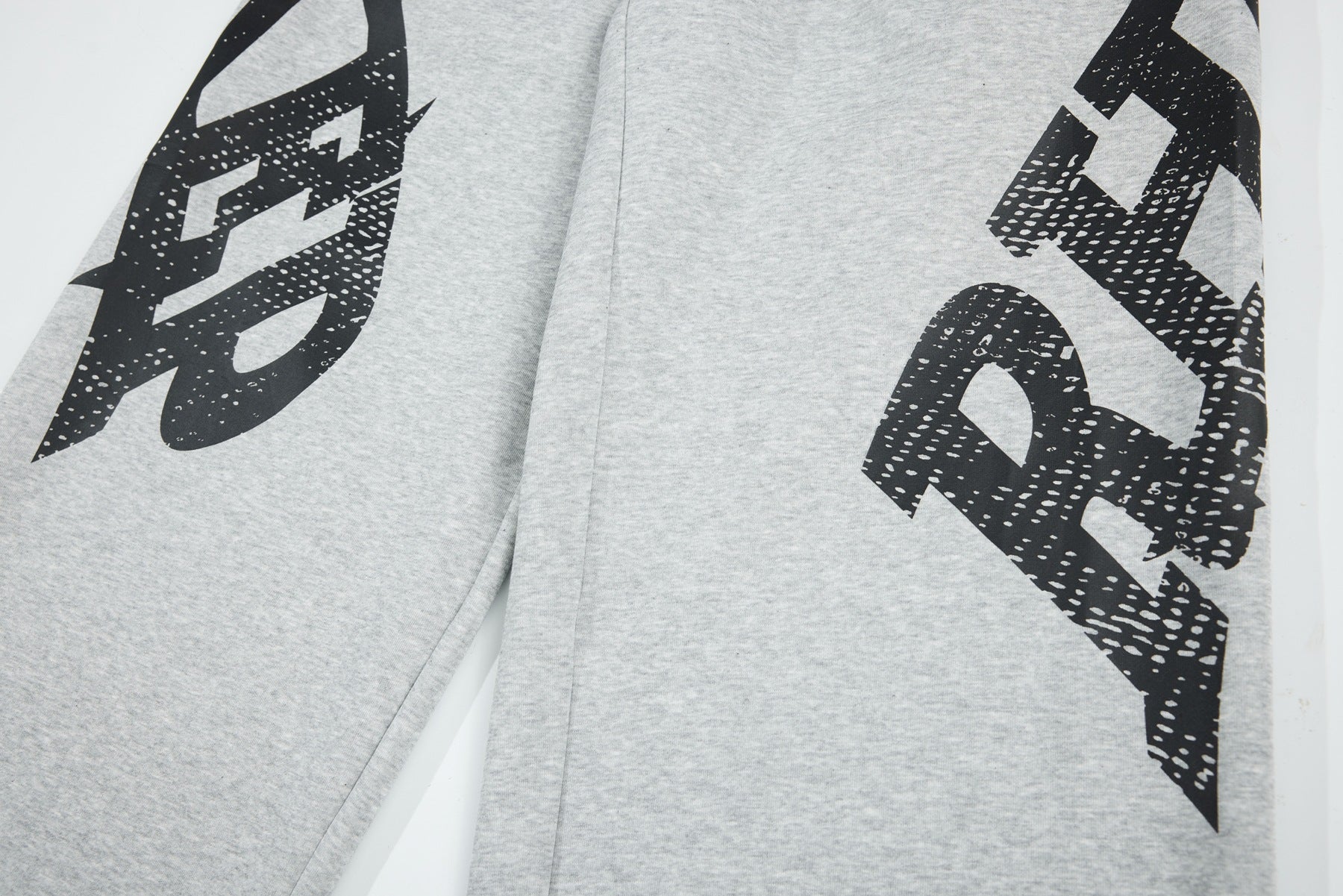 Letter Graphic Wide Leg Sweatpants