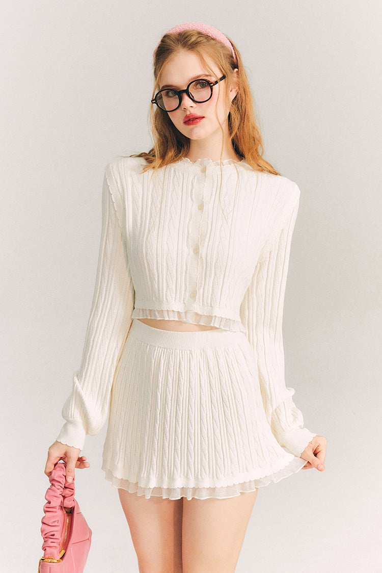 White skirt