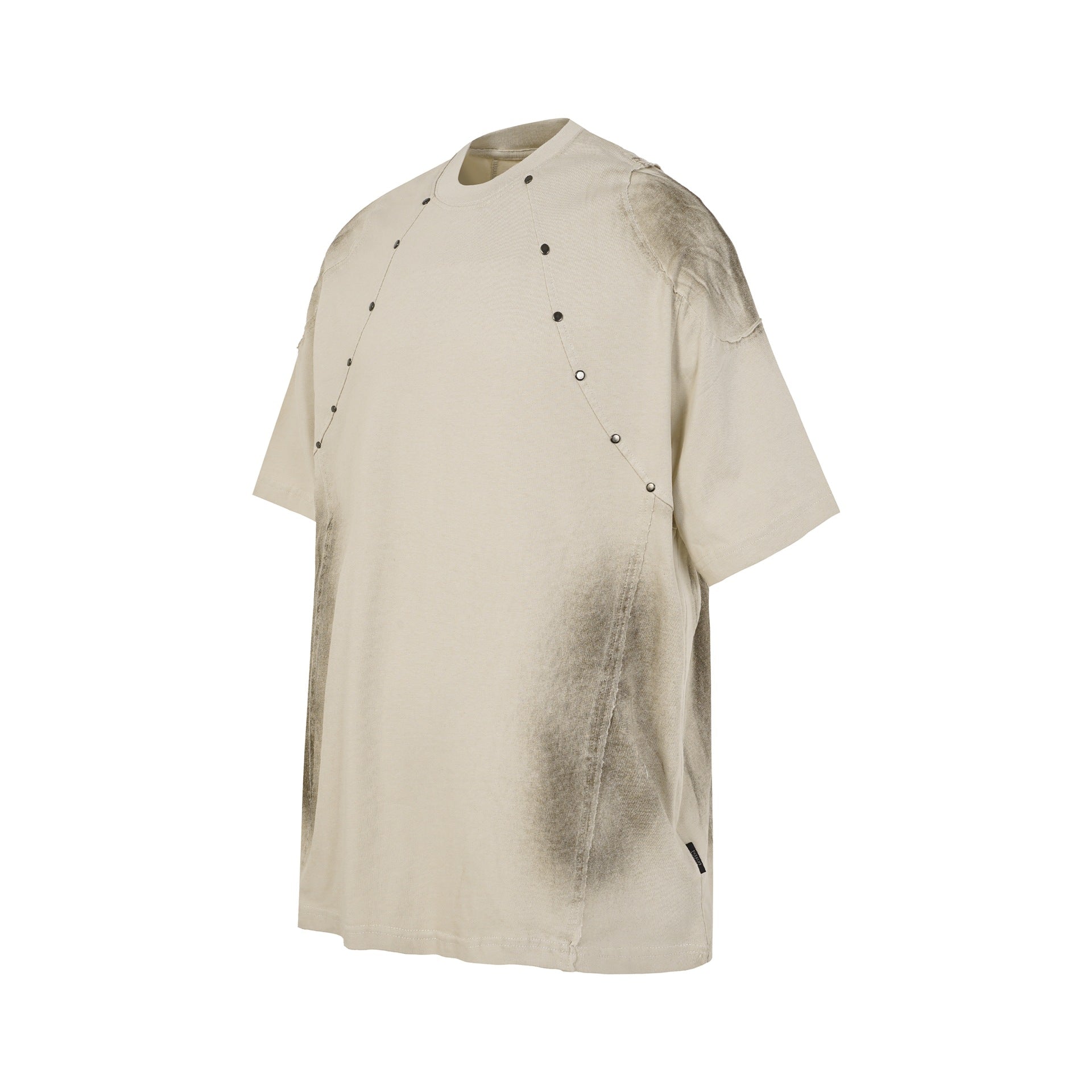 Studs Washed Short Sleeve T-Shirt