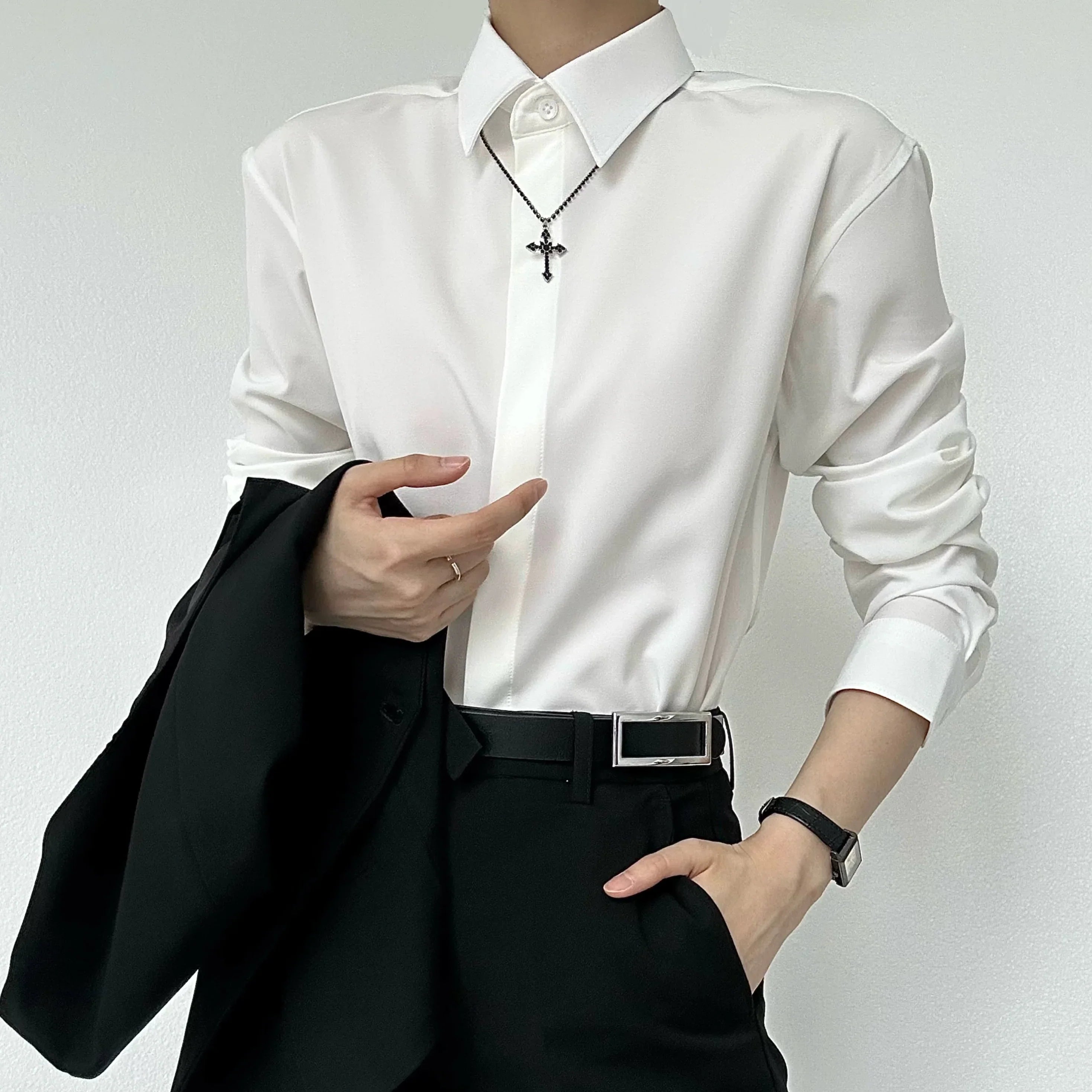 Drape Long Sleeve Shirt