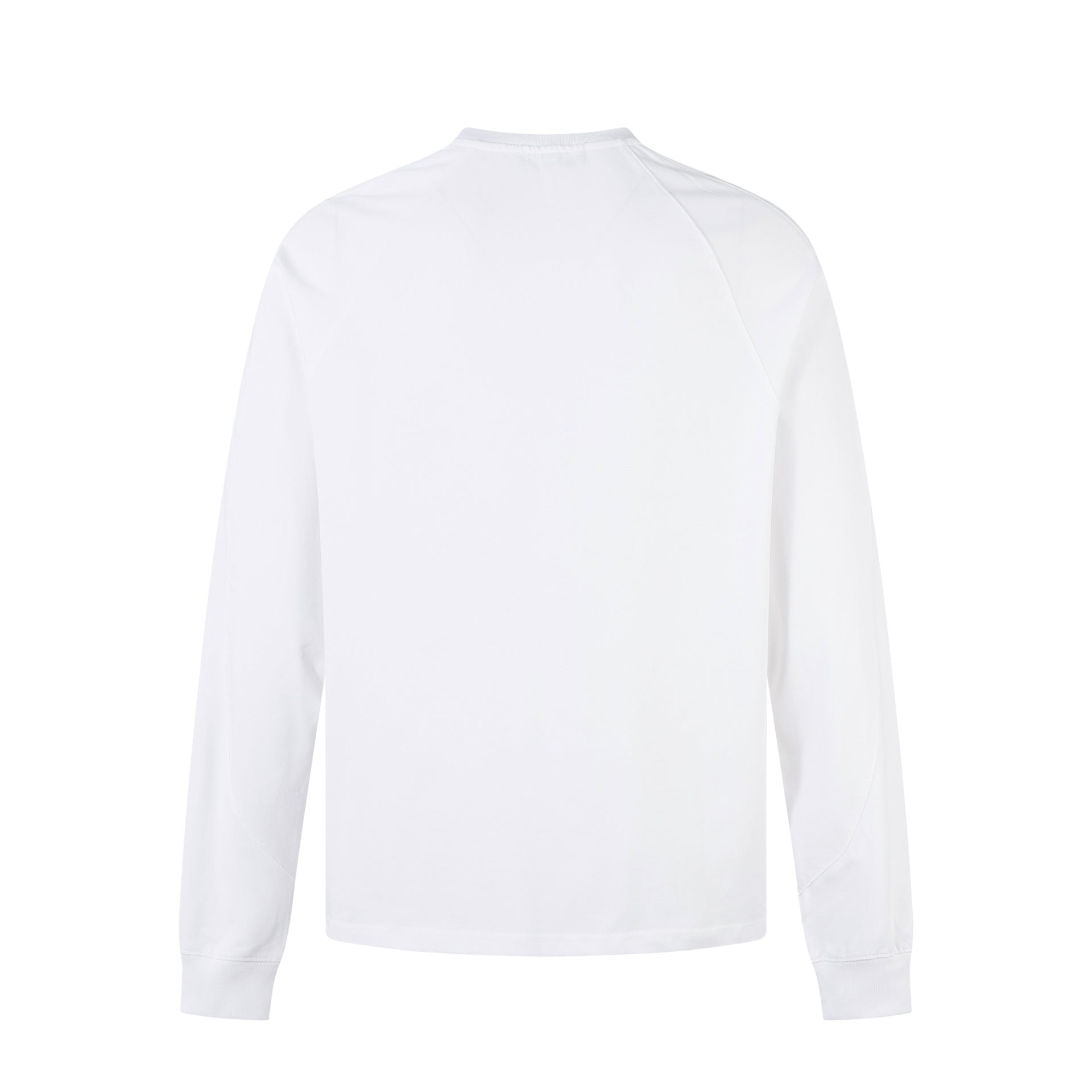 High-Neck Heavyweight Stripe Long Sleeve T-Shirt