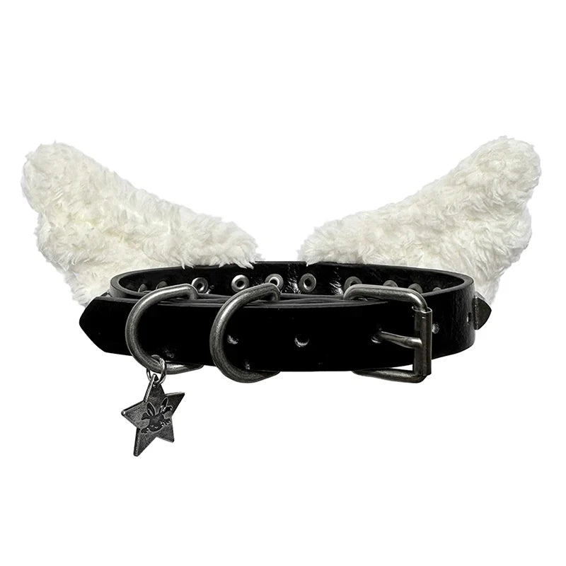 Angel Wing Studded Choker