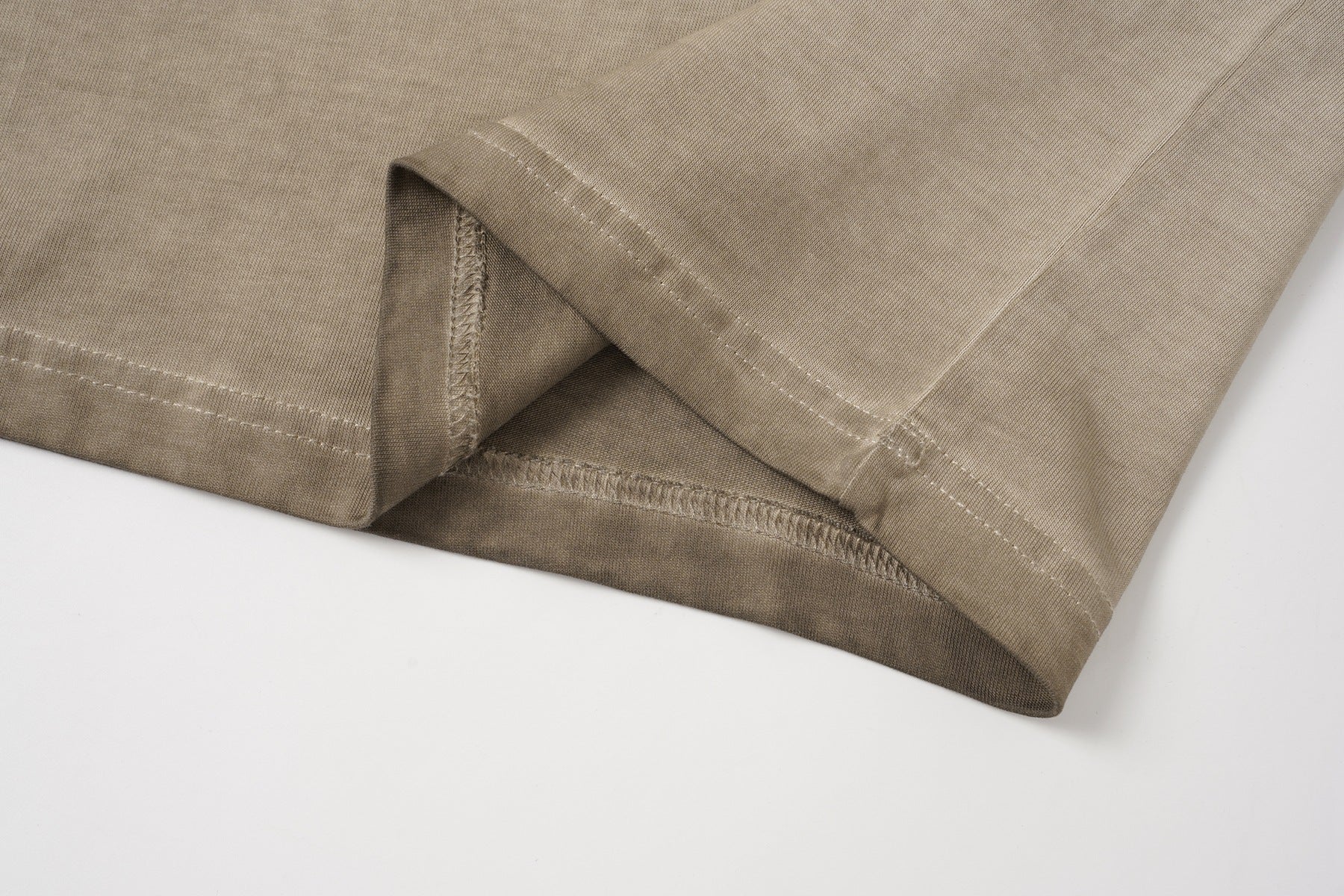 Utility Patchwork Washed Damage Short Sleeve T-Shirt