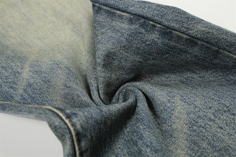 Distressed Wide-leg Jeans — Vintage Vibe