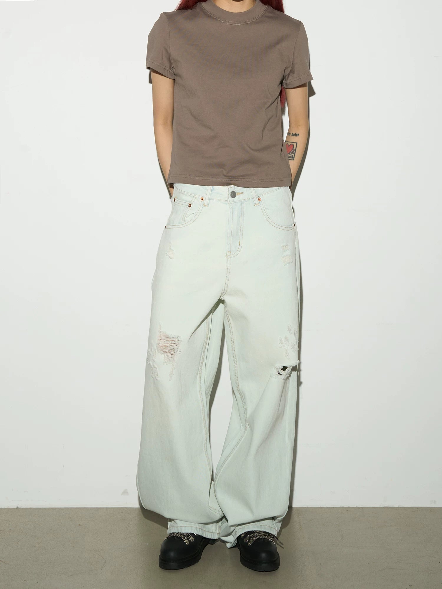 Plain Fitted Short Sleeve T-Shirt