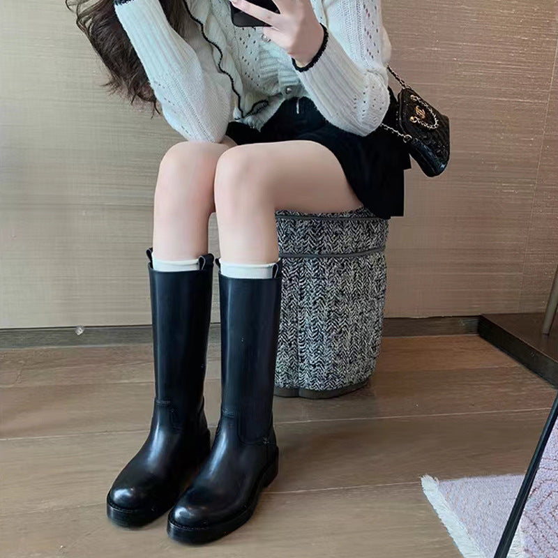 Straight Platform Boots