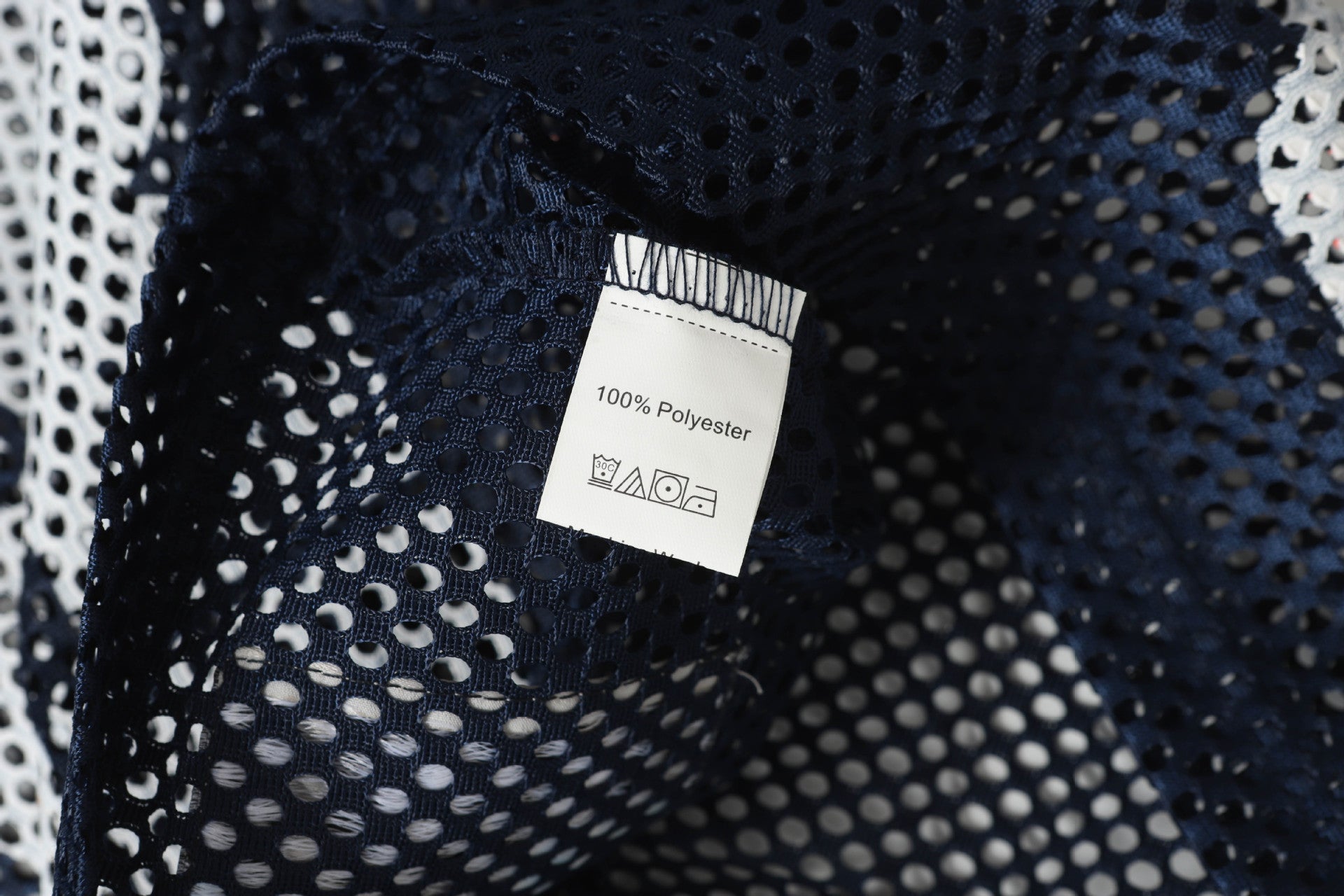 Mesh Number Print Short Sleeve T-Shirt