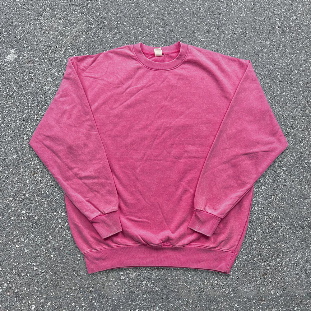 Wax Dye Washed Heavyweight Oversize Drop Shoulder Pullover Sweatshirt