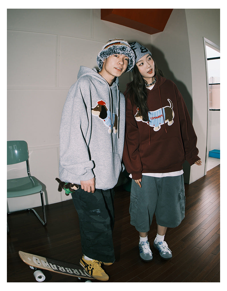 Embroidered Couples Hoodie - Valentine Edition