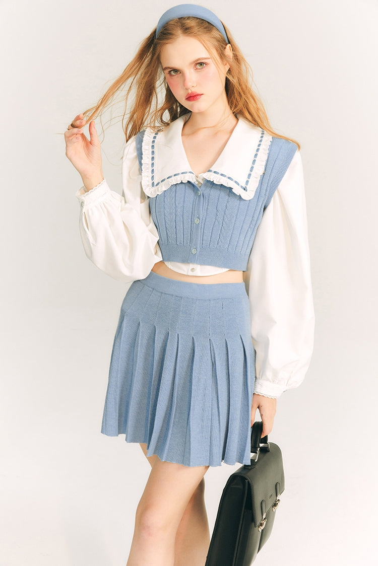 Blue skirt