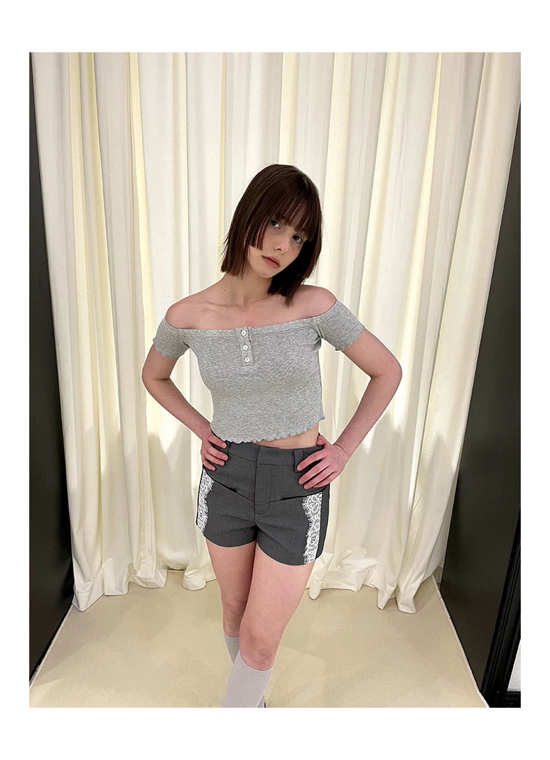 Lace Edge Shorts