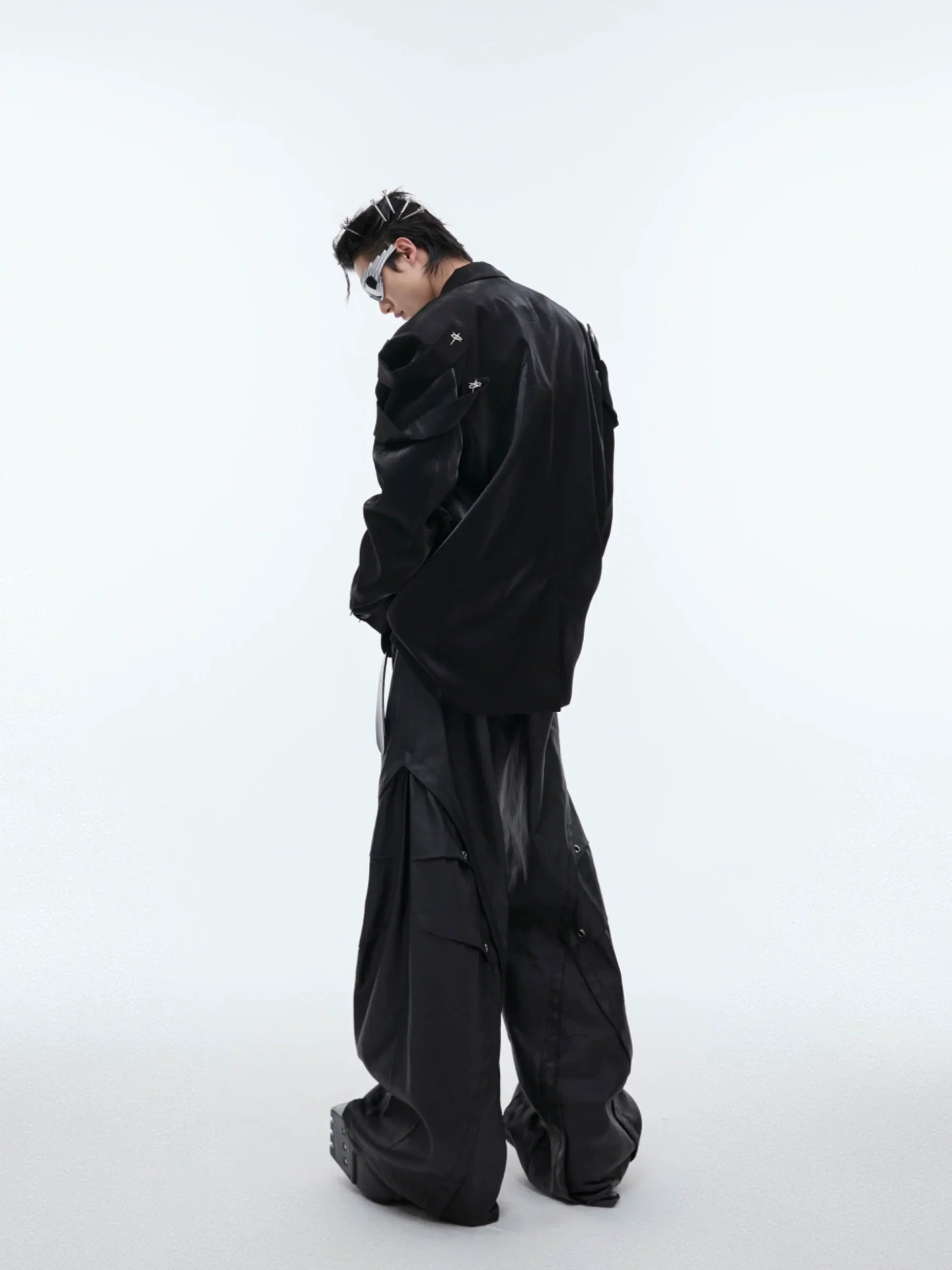 Oversize Shoulder Pad Tailored Jacket