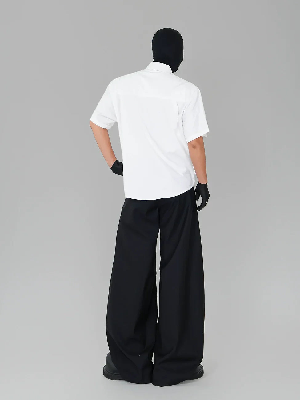Double Collar Short Sleeve Shirt