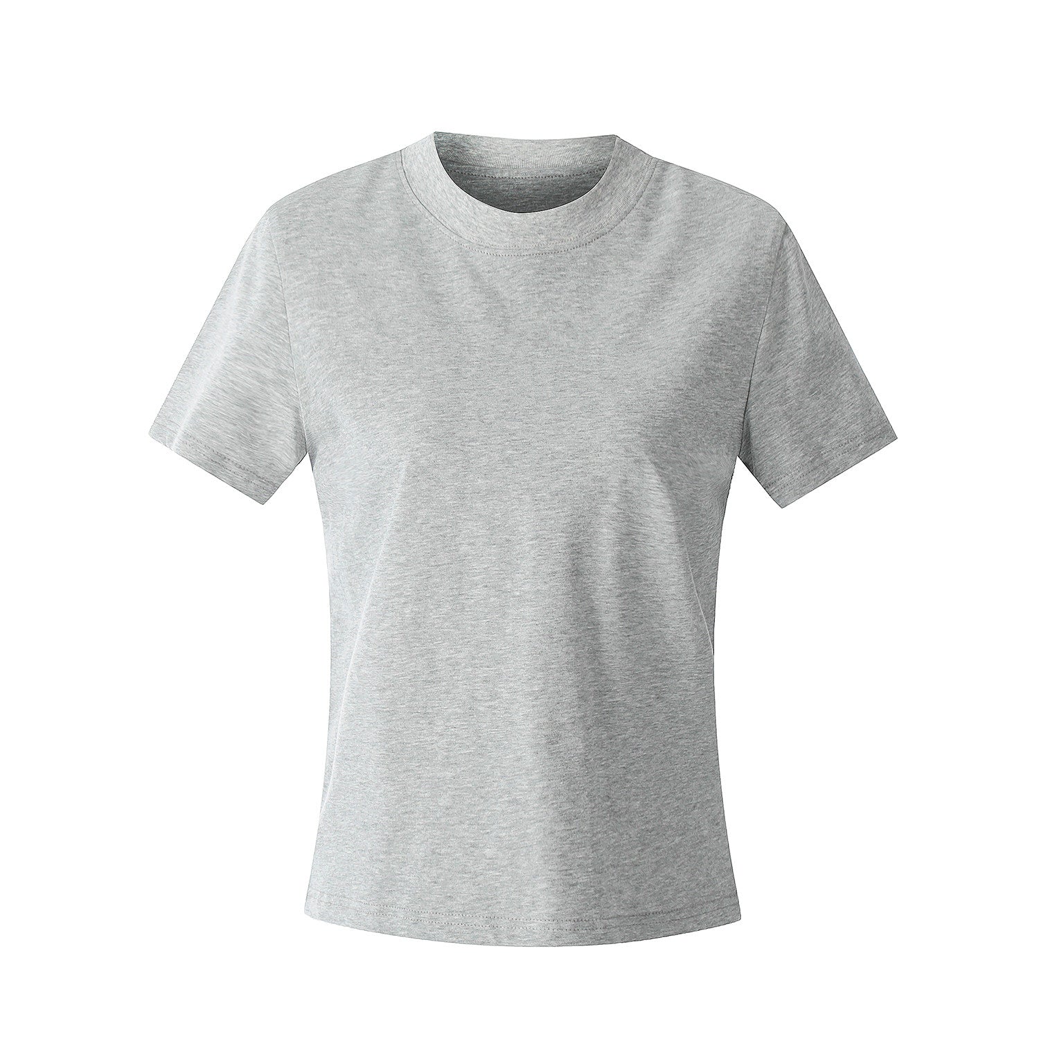Plain Fitted Short Sleeve T-Shirt