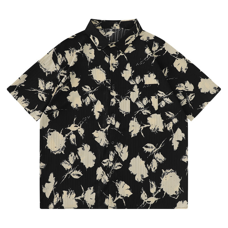 Retro Floral Beach Shirt - MADXMARX