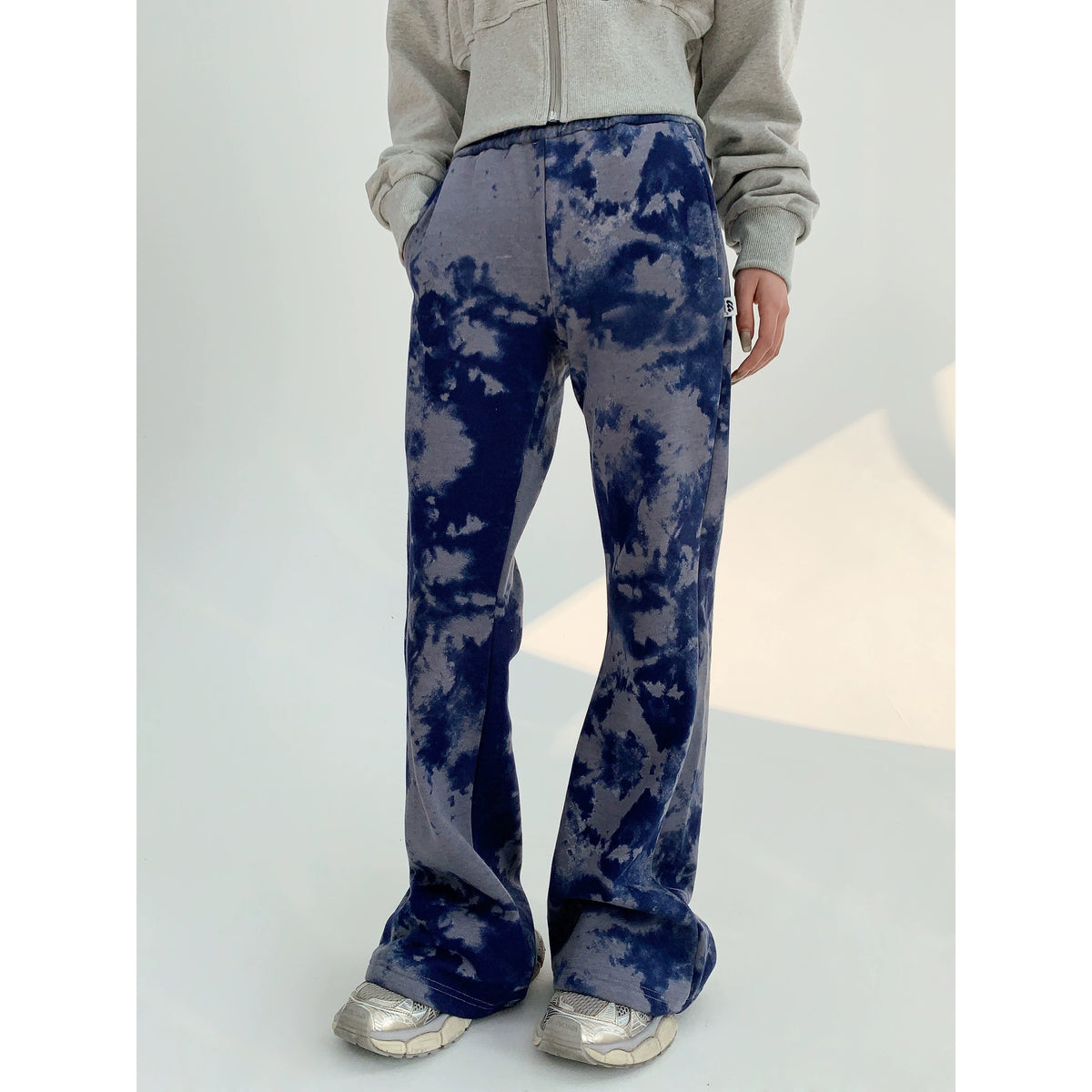 Tie Dye Slim Fit Flare Sweatpants