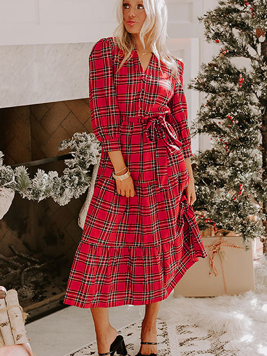 Robe taille haute à bretelles neuve