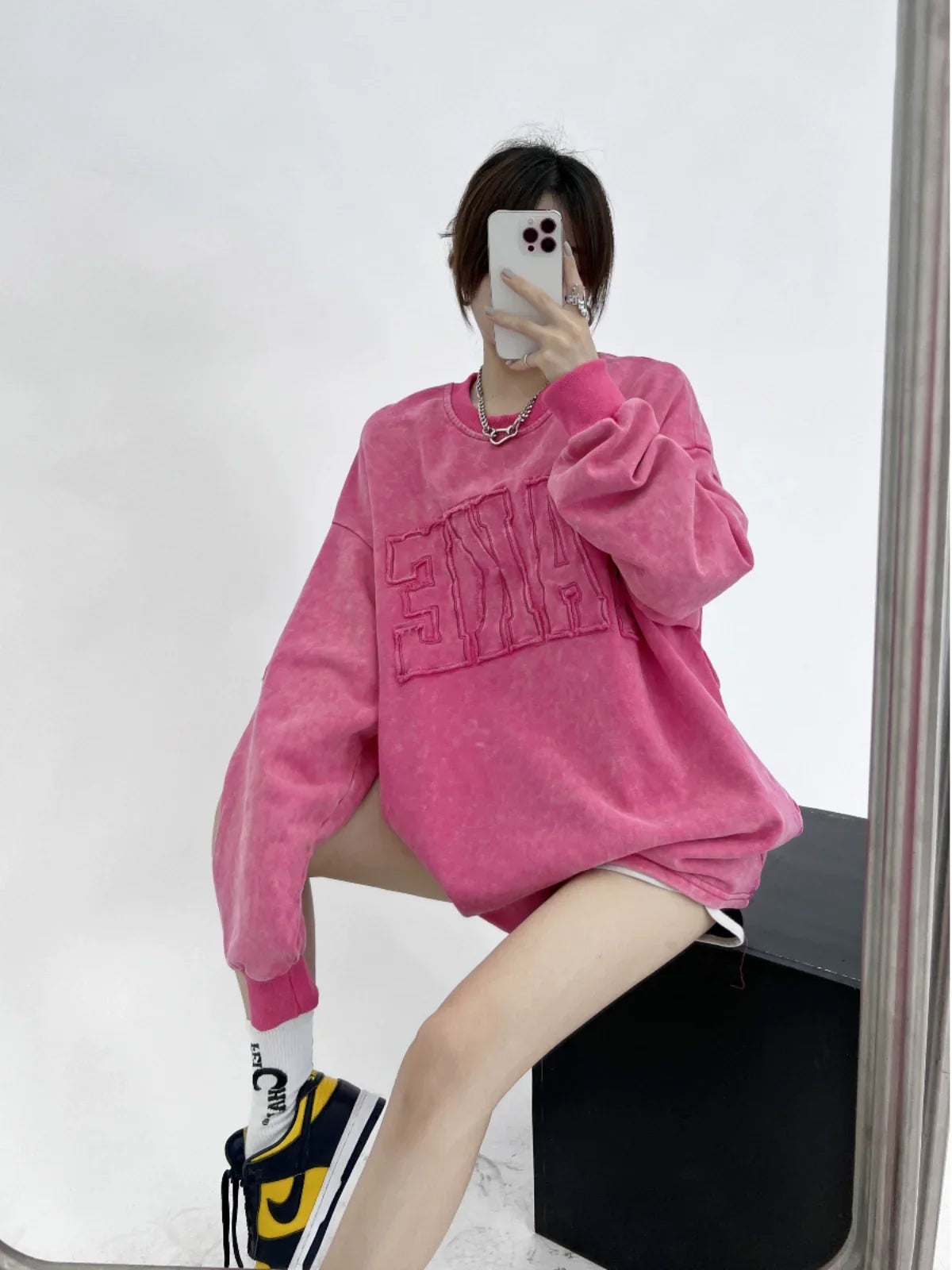 Washed Oversized Sweatshirt