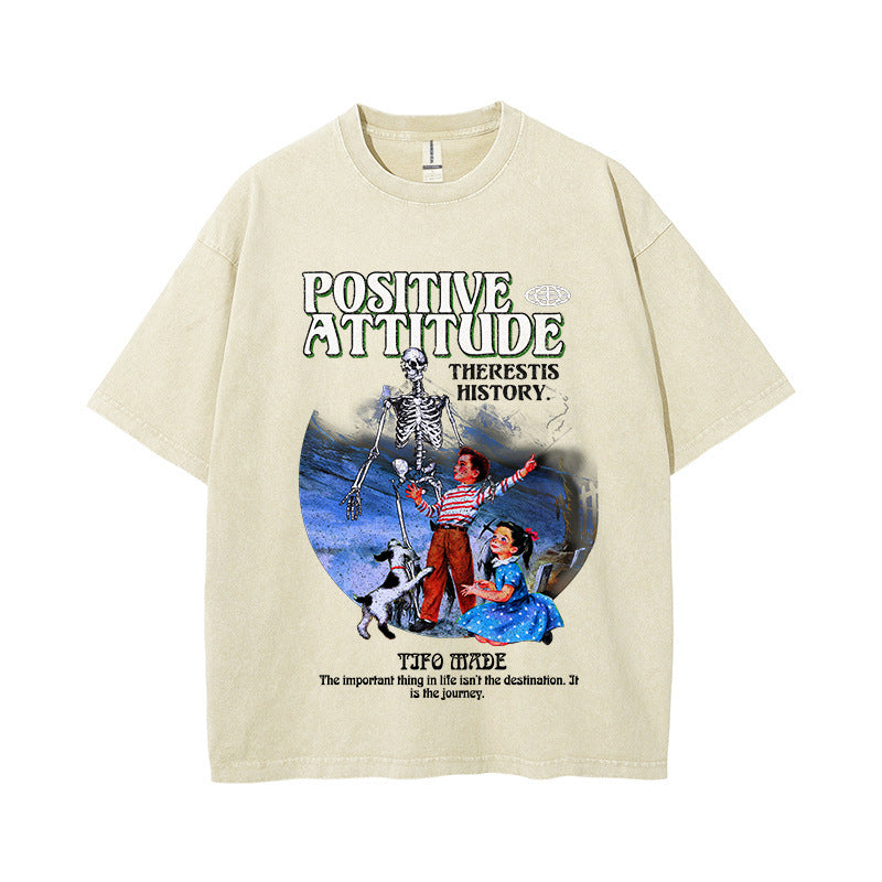 Skull Character Printed T-Shirt