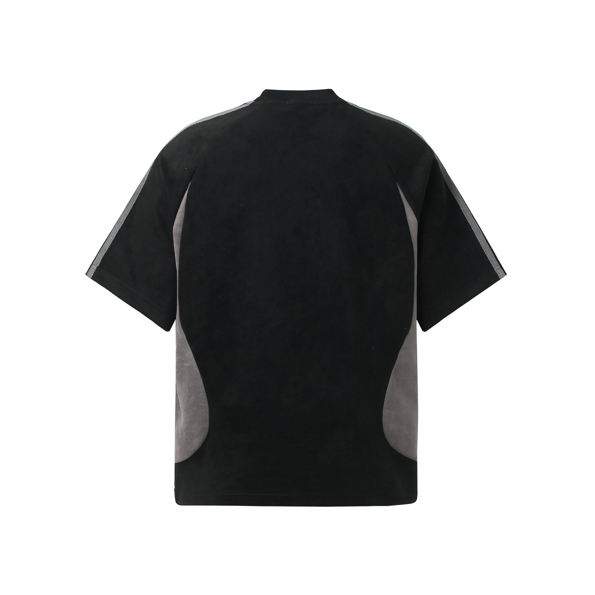 Suede Logo Oversize Short Sleeve T-Shirt