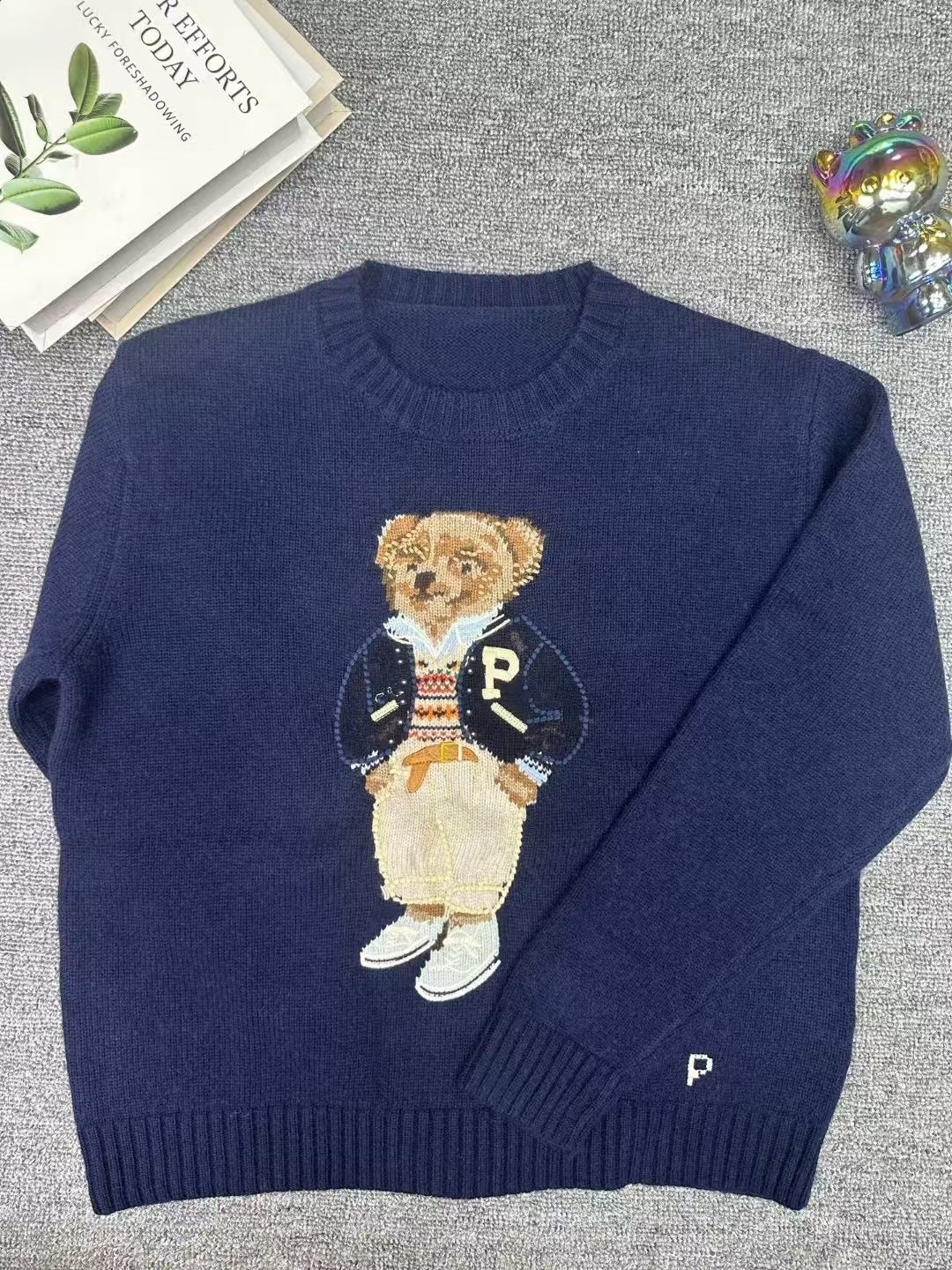 Maglione girocollo intrecciato