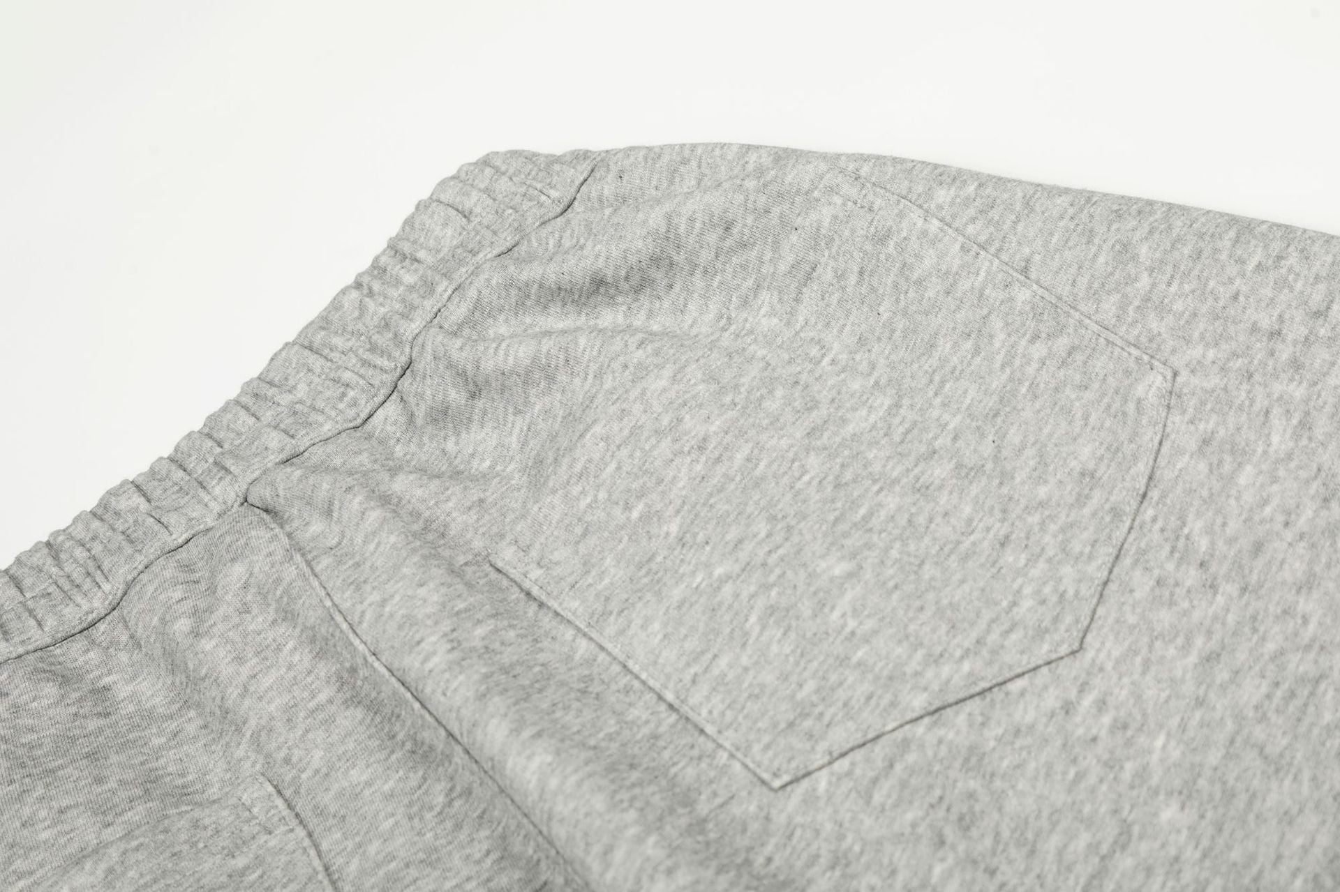 Drape Pleats Wide Leg Sweatpants