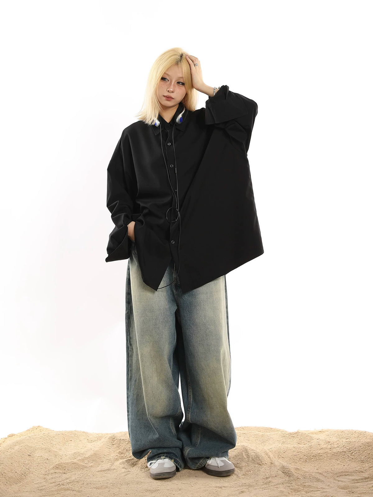 Oversize Shirt Na1688-K