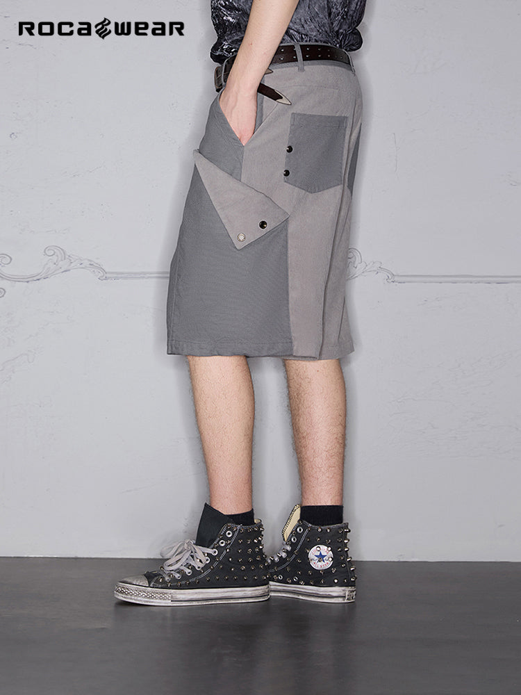 Patchwork Pocket Design Short
